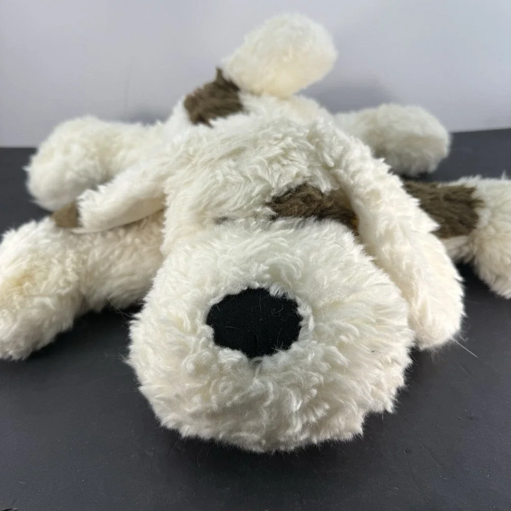 Limited Too Patches Dog Collar Tag Y2K VTG Stuffed Animal 15" Plush Dog - Picture 2 of 9